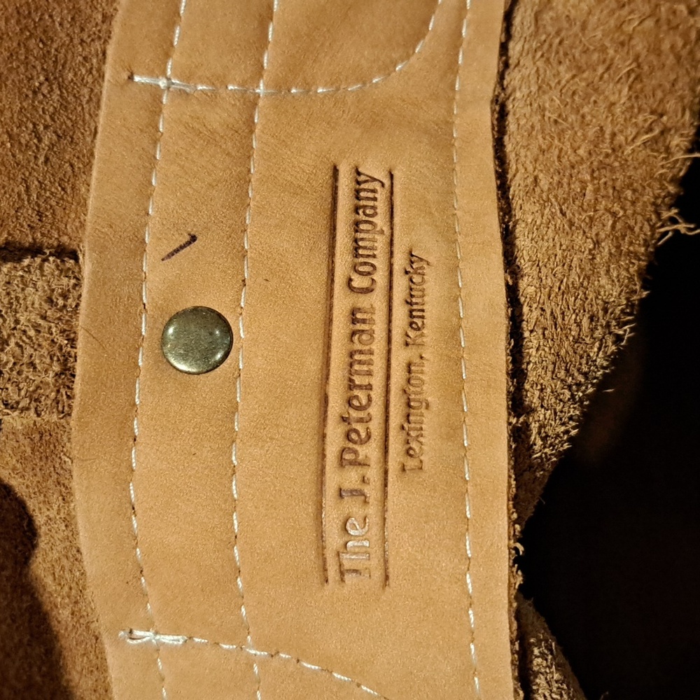 J. Peterman Company Leather Counterfeit MailBag - Picture 7 of 13